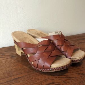 Dansko Tory Woven Leather Sandal